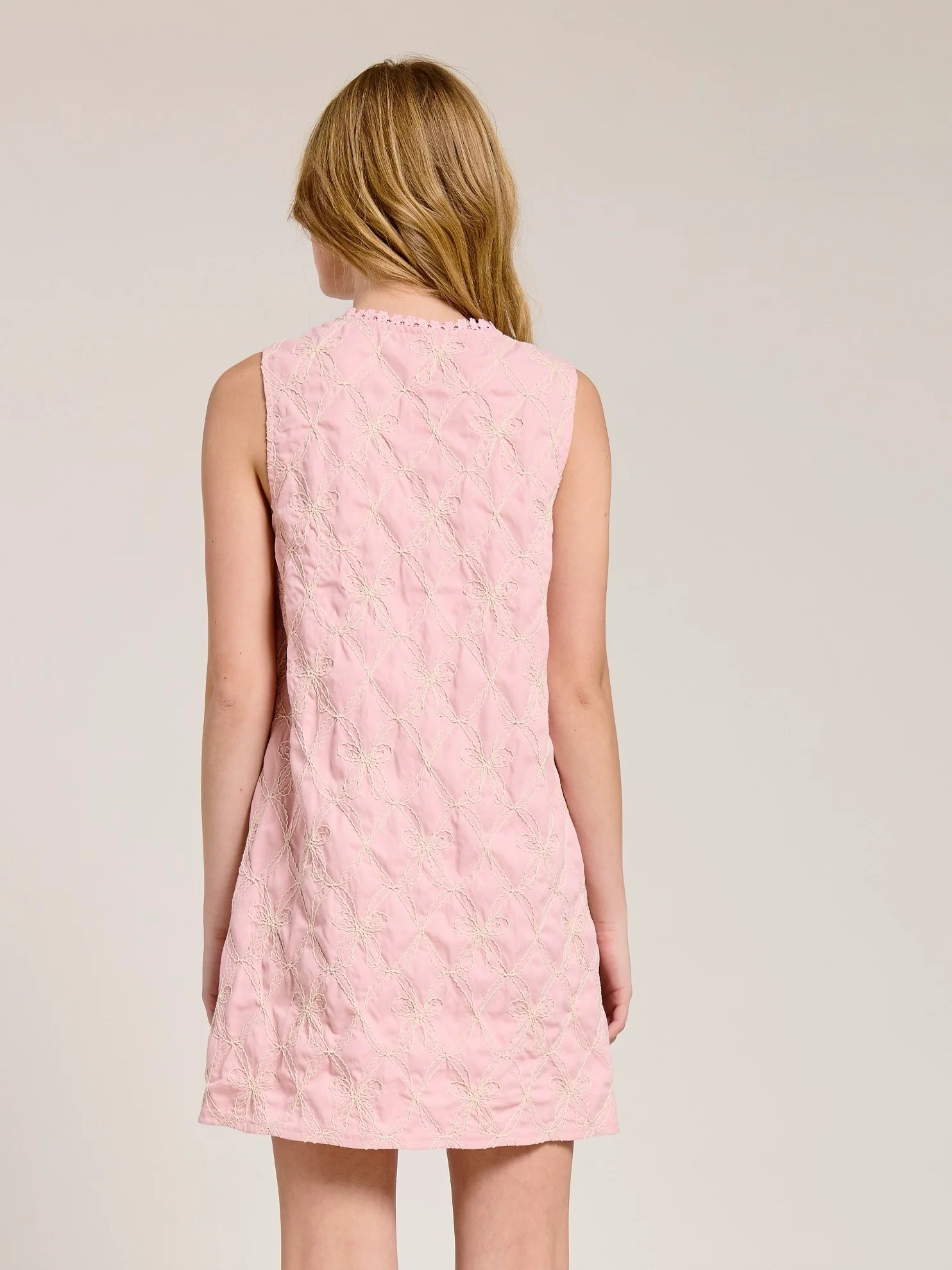 Dawn Textured Mini Dress - Image 2