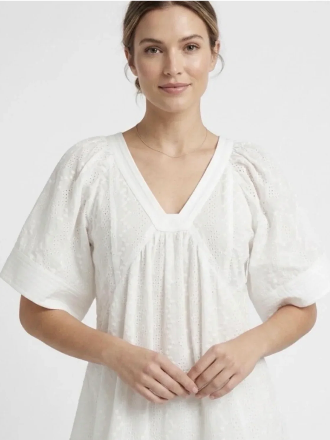 Joan Eyelet Lace Blouse