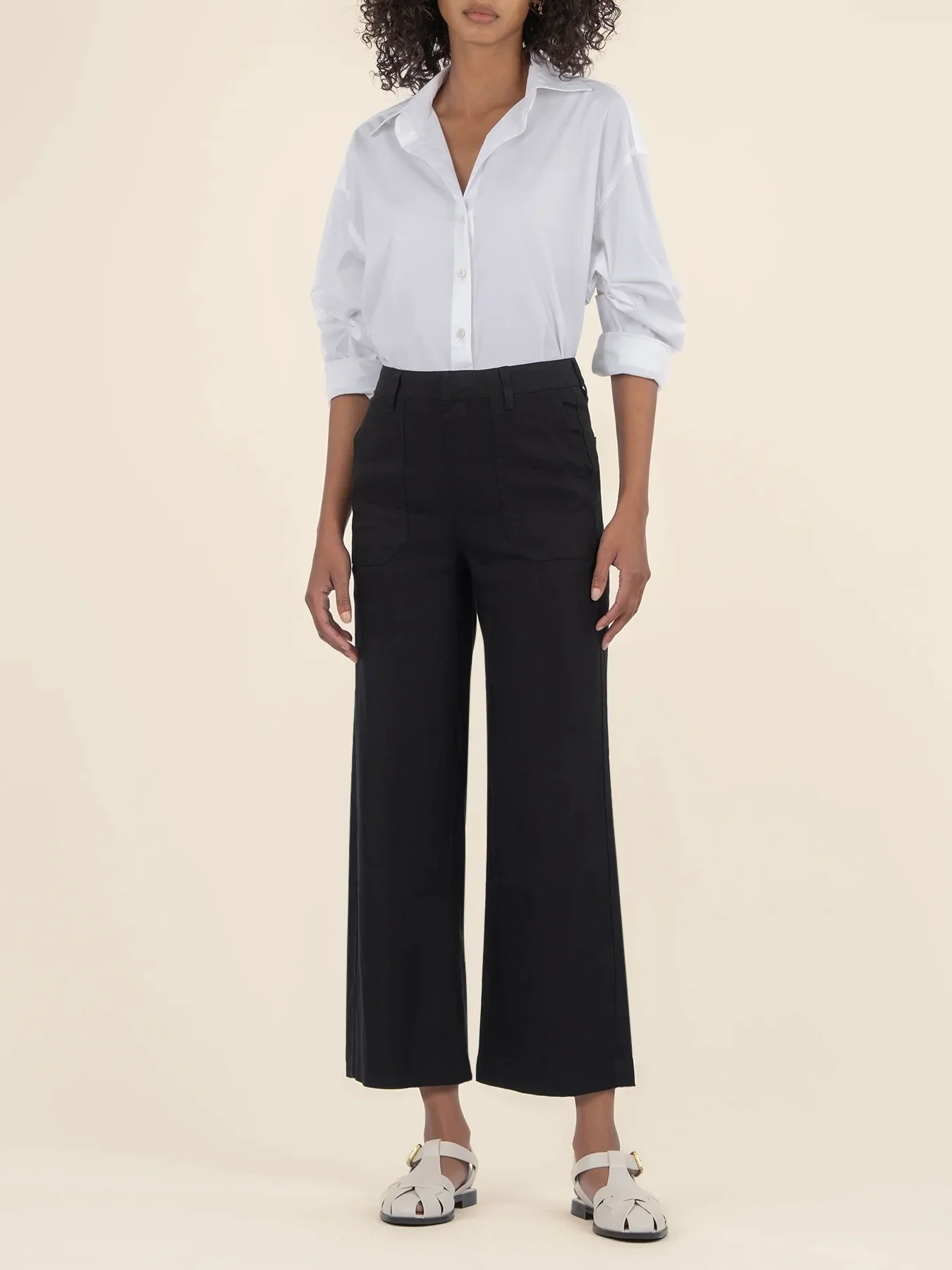 Kut from the Kloth Topaz Wide Leg Pant - Image 4