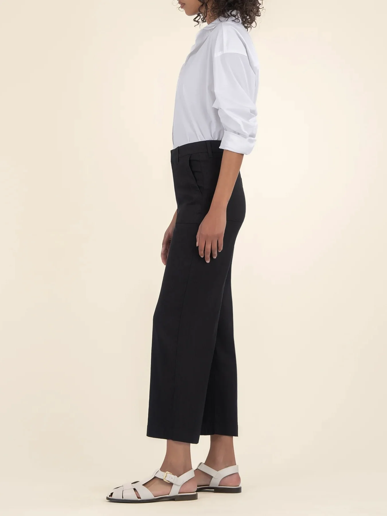 Kut from the Kloth Topaz Wide Leg Pant - Image 5