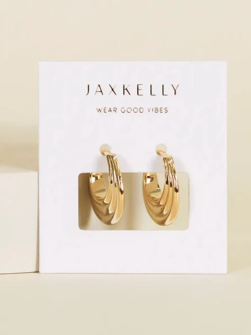 JaxKelly Triple Arch Hoop - Image 3