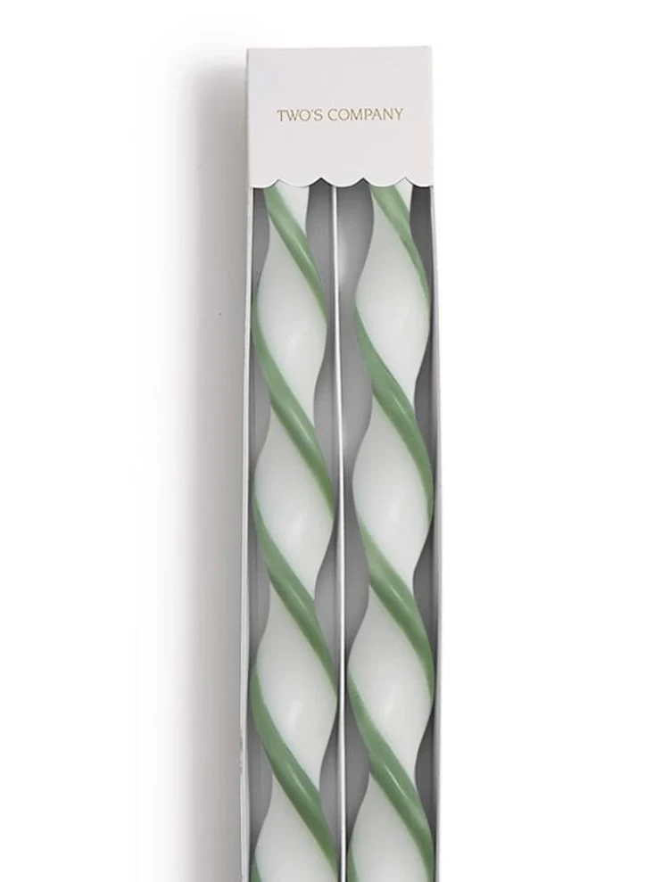 Twist & Glow Set of Two Taper Candles - Image 2