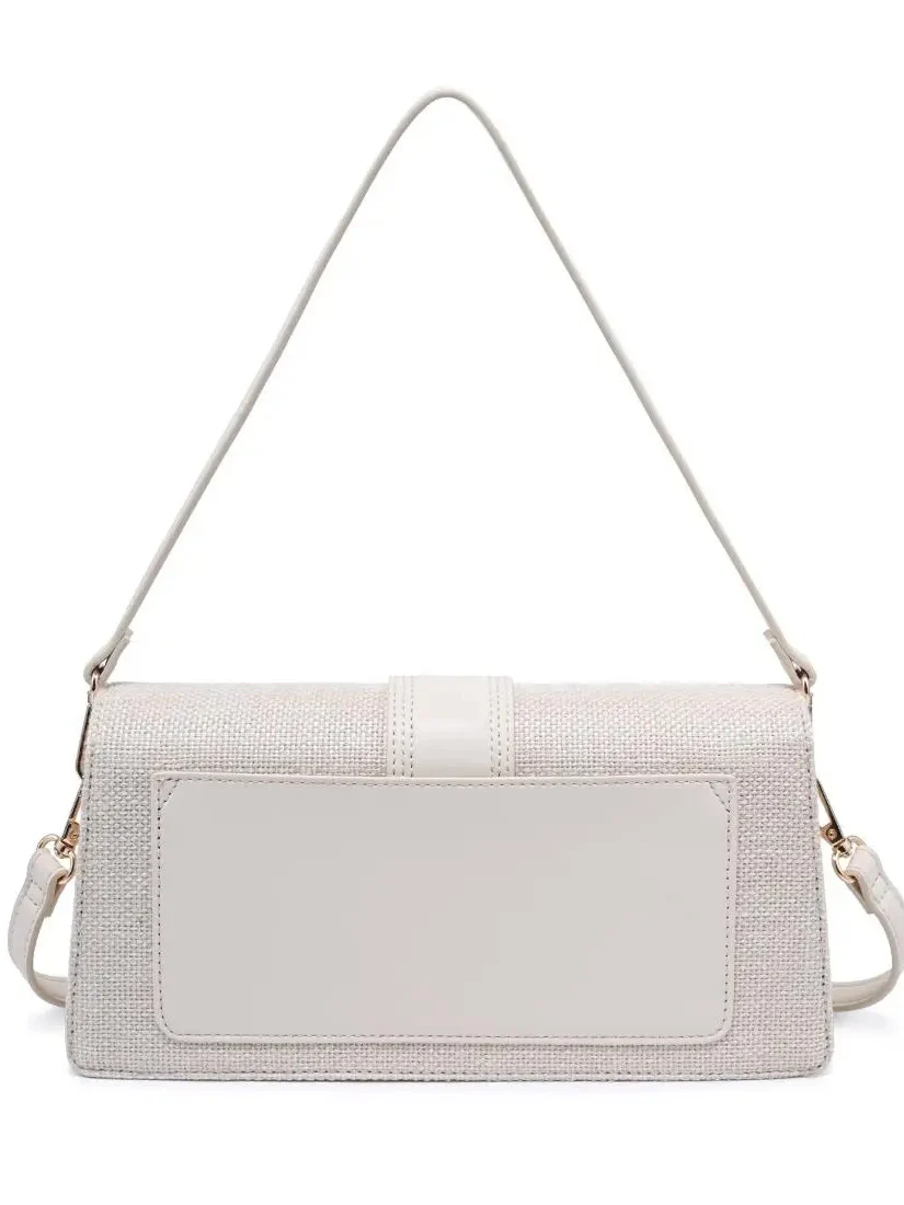 Violet Straw Purse - Image 3