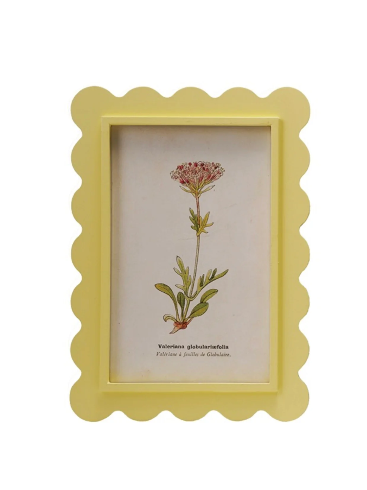 Yellow Squiggle Framed Floral Print - Image 3