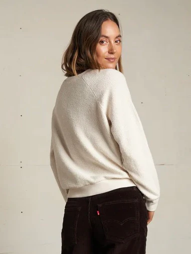 perfectwhitetee Zuri Reverse Fleece Sweatshirt - Image 3